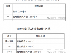 多个电子特气项目入选江苏省重大项目