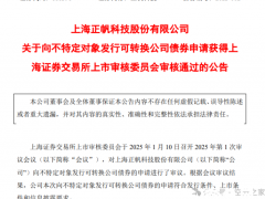 正帆科技2024净利润大增 可转债申请获上交所通过
