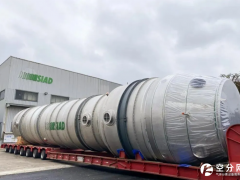 世亚德德清基地4万级空分精馏塔启程沙特，千亿美金巨型天然气项目再添“中国动力”