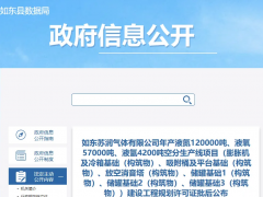 2.04亿元空分项目获批！如东苏润气体将新增年产18万吨液态气体产能