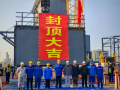 滕州杭氧7.67万Nm³/h空分项目冷箱封顶，主体工程迎来关键突破